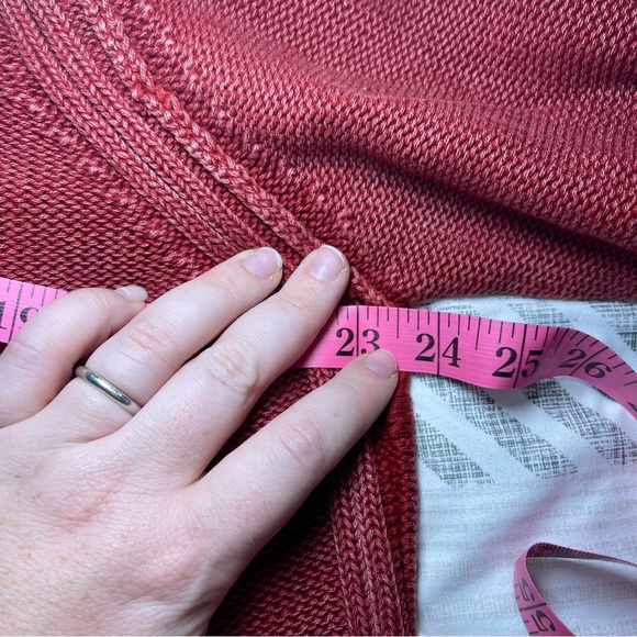 Tommy Bahama Men’s Red Cotton Quarter-Zip Pullover Sweater XL fisherman nautical - Picture 11 of 12